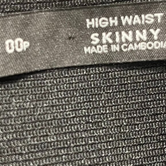 LOFT Women's Houndstooth Petite Side Zip High Waist Skinny Pants Size 00P - Picture 4 of 6